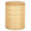 ΣΚΑΜΠΟ MITCH HM9886 ΦΥΣΙΚΟ RATTAN-ΚΑΘΙΣΜΑ ΑΠΟ PU ΜΠΕΖ Φ37x47Υεκ.