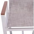 ΣΚΑΜΠΟ ΜΠΑΡ ΑΛΟΥΜΙΝΙΟΥ ΛΕΥΚΟ ΜΕ POLYWOOD 52 x 58 x 108 εκ. HM5790.01