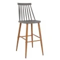 ΣΚΑΜΠΟ ΜΠΑΡ HM8459.10 VANESSA ΣΕ ΓΚΡΙ ΧΡΩΜΑ 43x49x107 εκ.
