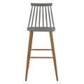 ΣΚΑΜΠΟ ΜΠΑΡ HM8459.10 VANESSA ΣΕ ΓΚΡΙ ΧΡΩΜΑ 43x49x107 εκ.