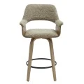 ΣΚΑΜΠΟ ΜΠΑΡ ΜΕΣ.ΥΨΟΥΣ CLIPP HM9987.01 WHITEWASH Κ.Π. ΞΥΛΟ-ΜΠΕΖ ΥΦΑΣΜΑ 57,5x53x98Υεκ