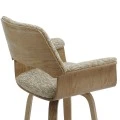 ΣΚΑΜΠΟ ΜΠΑΡ ΜΕΣ.ΥΨΟΥΣ CLIPP HM9987.01 WHITEWASH Κ.Π. ΞΥΛΟ-ΜΠΕΖ ΥΦΑΣΜΑ 57,5x53x98Υεκ