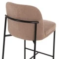 ΣΚΑΜΠΟ ΜΠΑΡ ΜΕΣ.ΥΨΟΥΣ MANIDO HM18427.02 TAUPE ΥΦΑΣΜΑ-ΜΕΤΑΛ.ΜΑΥΡΟΣ ΣΚΕΛΕΤΟΣ 45x55x92Υεκ