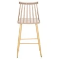 ΣΚΑΜΠΟ ΜΠΑΡ ΜΕΣ.ΥΨΟΥΣ VANESSA HM9300.25 ΚΑΠΟΥΤΣΙΝΟ PP & ΠΟΔΙΑ ΟΨΗ ΞΥΛΟΥ 45,5x46x97Υεκ