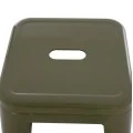 ΣΚΑΜΠΟ ΜΠΑΡ ΜΕΤΑΛΛΙΚΟ MELITA-PRO HM8642.43 ΣΕ DARK OLIVE 43x43x78Υεκ.