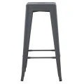 ΣΚΑΜΠΟ ΜΠΑΡ ΜΕΤΑΛΛΙΚΟ MELITA-PRO HM8642.50 ΣΕ ΓΚΡΙ 43x43x78Υεκ.