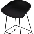 ΣΚΑΜΠΟ ΜΠΑΡ HM9299.02, ΜΑΥΡΟ, ΜΕΣΑΙΟΥ ΥΨΟΥΣ, 44x44x74 εκ.