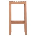 ΣΚΑΜΠΟ ΜΠΑΡ NIKOL HM18109 ΞΥΛΟ ΤΕΑΚ ΣΕ ΦΥΣΙΚΟ 40x40x77Υεκ.