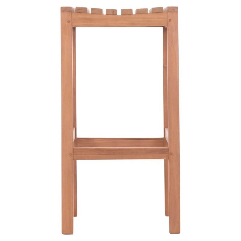 ΣΚΑΜΠΟ ΜΠΑΡ NIKOL HM18109 ΞΥΛΟ ΤΕΑΚ ΣΕ ΦΥΣΙΚΟ 40x40x77Υεκ.
