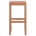 ΣΚΑΜΠΟ ΜΠΑΡ NIKOL HM18109 ΞΥΛΟ ΤΕΑΚ ΣΕ ΦΥΣΙΚΟ 40x40x77Υεκ.
