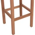 ΣΚΑΜΠΟ ΜΠΑΡ NIKOL HM18109 ΞΥΛΟ ΤΕΑΚ ΣΕ ΦΥΣΙΚΟ 40x40x77Υεκ.