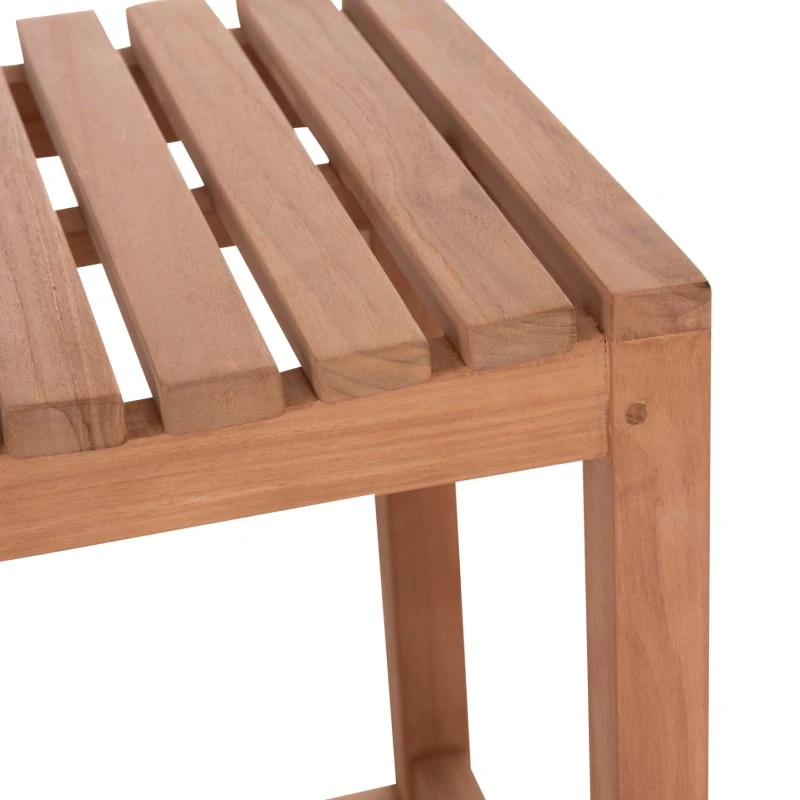 ΣΚΑΜΠΟ ΜΠΑΡ NIKOL HM18109 ΞΥΛΟ ΤΕΑΚ ΣΕ ΦΥΣΙΚΟ 40x40x77Υεκ.