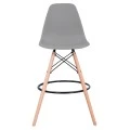 ΣΚΑΜΠΟ ΜΠΑΡ RENATA HM0173.10 ΓΚΡΙ 58x56x107Υ εκ.