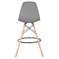 ΣΚΑΜΠΟ ΜΠΑΡ RENATA HM0173.10 ΓΚΡΙ 58x56x107Υ εκ.