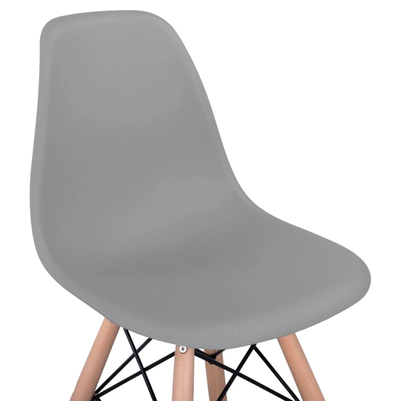 ΣΚΑΜΠΟ ΜΠΑΡ RENATA HM0173.10 ΓΚΡΙ 58x56x107Υ εκ.