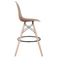 ΣΚΑΜΠΟ ΜΠΑΡ RENATA HM0173.45 ΚΑΠΟΥΤΣΙΝΟ 58x56x107Υ εκ.