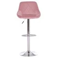 ΣΚΑΜΠΟ ΜΠΑΡ ROSE HM204.42 ΜΕ ΑΜΟΡΤΙΣΕΡ ΧΡΩΜΙΟΥ & ΣΑΠΙΟ ΜΗΛΟ ΒΕΛΟΥΔΟ 48x45x105Υεκ.