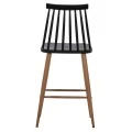 ΣΚΑΜΠΟ ΜΠΑΡ VANESSA ΜΑΥΡΟ ΜΕΣΑΙΟΥ ΥΨΟΥΣ HM9300.02  43x45x97Υεκ.