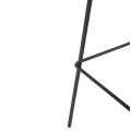 ΣΚΑΜΠΟ ΜΠΑΡ VINCENT HM8579.23 ΚΑΦΕ ΥΦΑΣΜΑ-ΜΑΥΡΟΣ ΜΕΤΑΛΛΙΚΟΣ ΣΚΕΛΕΤΟΣ 47x46x104Υεκ.