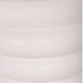ΤΡΑΠΕΖΙ ΒΟΗΘΗΤΙΚΟ PUFFAT HM18172.02 FIBER CEMENT ΛΕΥΚΟ- ΞΥΛΟ TEAK TOP Φ45x46Υεκ.