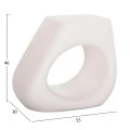 ΣΚΑΜΠΟ ΣΑΛΟΝΙΟΥ LANS HM4691.02 FIBER CEMENT ΣΕ ΛΕΥΚΟ--55x30x46Υεκ.
