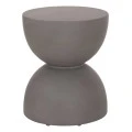 ΣΚΑΜΠΟ ΣΤΡΟΓΓΥΛΟ FIBER CEMENT ZINI HM6580.01 ΣΕ ΓΚΡΙ Φ36x45Υεκ
