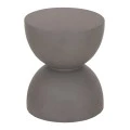 ΣΚΑΜΠΟ ΣΤΡΟΓΓΥΛΟ FIBER CEMENT ZINI HM6580.01 ΣΕ ΓΚΡΙ Φ36x45Υεκ