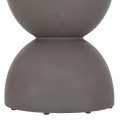 ΣΚΑΜΠΟ ΣΤΡΟΓΓΥΛΟ FIBER CEMENT ZINI HM6580.01 ΣΕ ΓΚΡΙ Φ36x45Υεκ