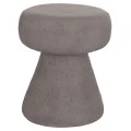 ΣΚΑΜΠΟ ΣΤΡΟΓΓΥΛΟ INTERON HM18171.03 FIBER CEMENT ΣΕ ΓΚΡΙ--Φ34x39Υεκ.