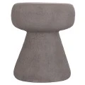 ΣΚΑΜΠΟ ΣΤΡΟΓΓΥΛΟ INTERON HM18171.03 FIBER CEMENT ΣΕ ΓΚΡΙ--Φ34x39Υεκ.