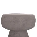 ΣΚΑΜΠΟ ΣΤΡΟΓΓΥΛΟ INTERON HM18171.03 FIBER CEMENT ΣΕ ΓΚΡΙ--Φ34x39Υεκ.