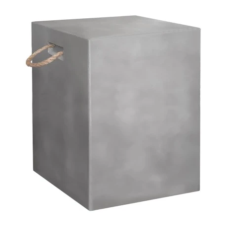 ΣΚΑΜΠΟ ΤΕΤΡΑΓΩΝΟ FIBER CEMENT ΜΕ ΧΕΡΟΥΛΙΑ ZAK HM6581.01 ΣΕ ΓΚΡΙ 36x36x45.5Υεκ