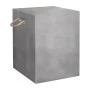 ΣΚΑΜΠΟ ΤΕΤΡΑΓΩΝΟ FIBER CEMENT ΜΕ ΧΕΡΟΥΛΙΑ ZAK HM6581.01 ΣΕ ΓΚΡΙ 36x36x45.5Υεκ