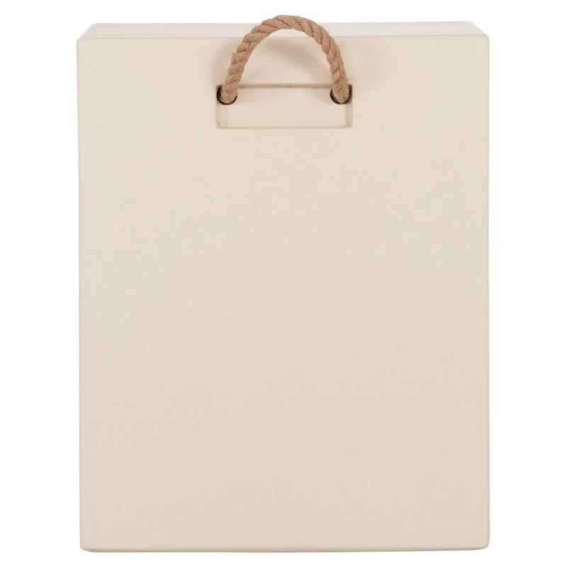 ΣΚΑΜΠΟ ΤΕΤΡΑΓΩΝΟ FIBER CEMENT ΜΕ ΧΕΡΟΥΛΙΑ ZAK HM6581.02 ΣΕ ΜΠΕΖ 36x36x45,5Υεκ