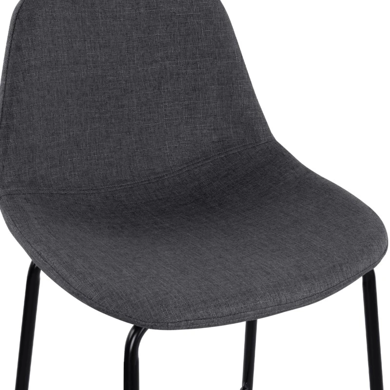 ΣΚΑΜΠΟ VINCENT HM9298.10 ΜΕΣΑΙΟΥ ΥΨΟΥΣ ΓΚΡΙ  ΜΕ ΜΕΤΑΛΛΙΚΑ ΠΟΔΙΑ 47x51x96 εκ.