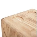 ΣΚΑΜΠΟ ΖΑΡΙ HM7898.02 ΞΥΛΟ ΤΕΑΚ ΣΕ ΦΥΣΙΚΟ ΧΡΩΜΑ 40x40x40 εκ.