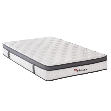 ΣΤΡΩΜΑ ΔΙΠΛΟ SILENTIUM HM749.05 POCKET SPRINGS--ΛΕΥΚΟ 150x200x30Υεκ.