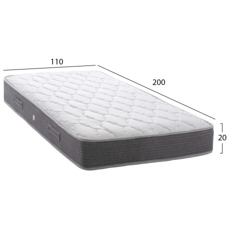 ΣΤΡΩΜΑ DREAMTOPIA ΣΕΙΡΑ LULLABY ALOE VERA HM655.110-200 BONNELL SPRING 110x200x20Yεκ.