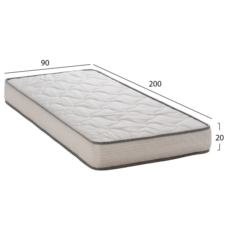 ΣΤΡΩΜΑ DREAMTOPIA ΣΕΙΡΑ RELIEF HM653.90-200 BONNELL SPRING 90x200 εκ.