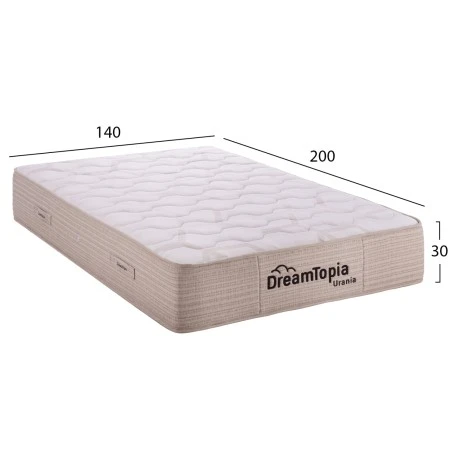 ΣΤΡΩΜΑ DREAMTOPIA, σειρά URANIA HM659.140 POCKET SPRING 140X200x30Yεκ.