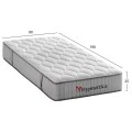 ΣΤΡΩΜΑ ΜΟΝΟ HYPNOTTICA HM748.01 POCKET SPRINGS--ΛΕΥΚΟ 90x190x25Υεκ.