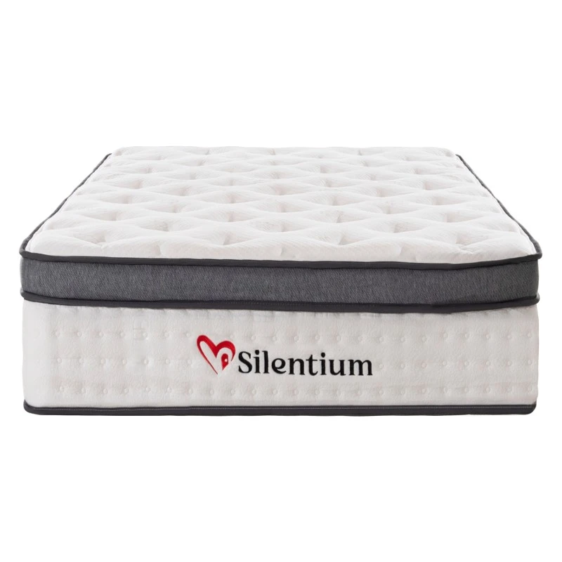 ΣΤΡΩΜΑ ΜΟΝΟ SILENTIUM HM749.01 POCKET SPRINGS--ΛΕΥΚΟ 90x190x30Υεκ.