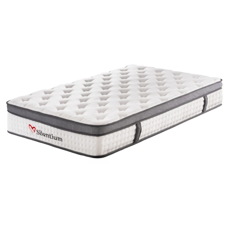 ΣΤΡΩΜΑ ΜΟΝΟ SILENTIUM HM749.01 POCKET SPRINGS--ΛΕΥΚΟ 90x190x30Υεκ.
