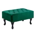 ΤΑΜΠΟΥΡΕ T.CHESTERFIELD EMMA HM226.03 ΚΥΠΑΡΙΣΣΙ ΒΕΛΟΥΔΟ-ΜΑΥΡΑ ΠΟΔΙΑ 80x45x40Υεκ