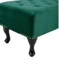 ΤΑΜΠΟΥΡΕ T.CHESTERFIELD EMMA HM226.03 ΚΥΠΑΡΙΣΣΙ ΒΕΛΟΥΔΟ-ΜΑΥΡΑ ΠΟΔΙΑ 80x45x40Υεκ
