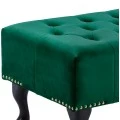 ΤΑΜΠΟΥΡΕ T.CHESTERFIELD EMMA HM226.03 ΚΥΠΑΡΙΣΣΙ ΒΕΛΟΥΔΟ-ΜΑΥΡΑ ΠΟΔΙΑ 80x45x40Υεκ
