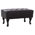 ΤΑΜΠΟΥΡΕ ΥΠΟΠΟΔΙΟ T.CHESTERFIELD EMMA HM226.01 PU 80x44x39Y εκ.ΣΚ.ΚΑΦΕ