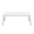 ΤΡΑΠΕΖΑΚΙ ΟΡΘΟΓΩΝΙΟ SLEEK HM6367.01 ΠΟΛΥΠΡΟΠΥΛΕΝΙΟ ΣΕ ΛΕΥΚΟ 99x59.5x39.5Υεκ.