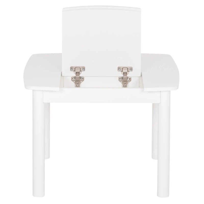ΤΡΑΠΕΖΑΚΙ ΠΑΙΔΙΚΟ ΜΕ ΑΠΟΘ.ΧΩΡΟΥΣ RICKI HM18339.03 MDF & ΣΥΜΗΔΑ ΣΕ ΛΕΥΚΟ 65x65x47Υεκ