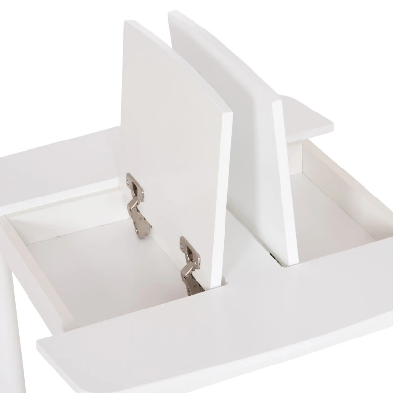 ΤΡΑΠΕΖΑΚΙ ΠΑΙΔΙΚΟ ΜΕ ΑΠΟΘ.ΧΩΡΟΥΣ RICKI HM18339.03 MDF & ΣΥΜΗΔΑ ΣΕ ΛΕΥΚΟ 65x65x47Υεκ
